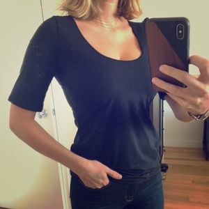 Vince open neck tee!